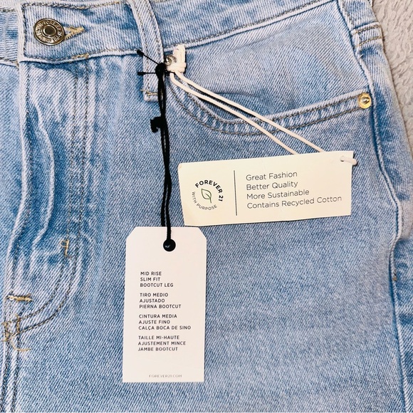 Mid rise slim fit bootcut jeans - Picture 6 of 14